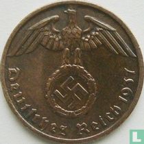 German Empire 1 reichspfennig 1937 (F)