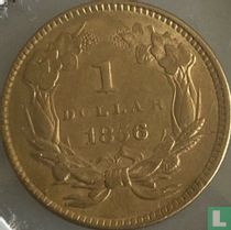 Vereinigte Staaten 1 Dollar 1856 (Indian head - ohne Buchstabe - Typ 2)
