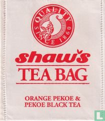 Shaw's theezakjes catalogus