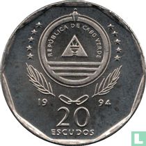 Cap-Vert 20 escudos 1994 "Sailing ship Novas de Alegria"