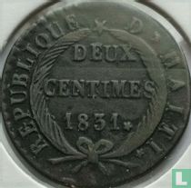 Haïti 2 centimes 1831