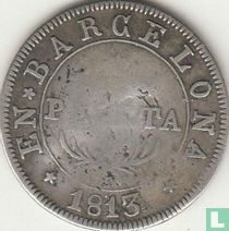 Barcelona 1 peseta 1813 (type 1)
