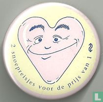 2 Snoepreisjes voor de prijs van 1