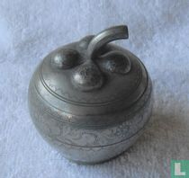 Suikerpot. Appelvormig
