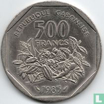 Gabun 500 Franc 1985
