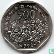 Central African States 500 francs 1998