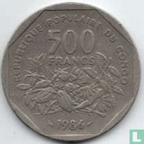 Congo-Brazzaville 500 francs 1986