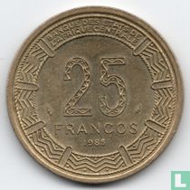 Äquatorial Guinea 25 Franco 1985