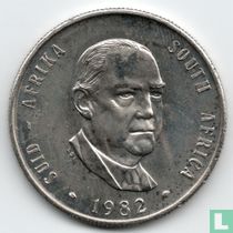 Afrique du Sud 1 rand 1982 "The end of Balthazar Johannes Vorster's presidency"