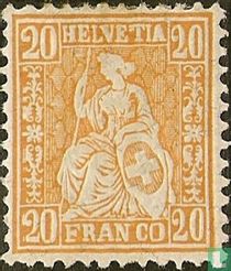 Seated Helvetia