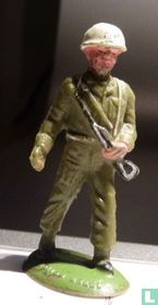 Soldier marches