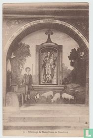 France Bas Rhin Selestat Pèlerinage de Notre Dame de Neunkirch 1924 Postcard
