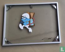 Film Cell / Celluloid Brainy Smurf with Atomizer