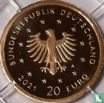 Allemagne 20 euro 2021 (A) "Black woodpecker"