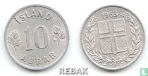 Island 10 Aurar 1963 kaufen