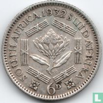 Afrique du Sud 6 pence 1932