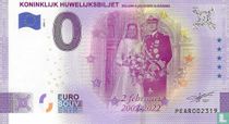 PEAR-1 Billet de mariage royal Willem-Alexander & Máxima