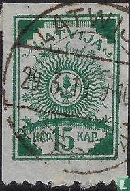 Aren in zon [5 blaadjes, dun papier]