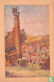 Valkenburg (L.) Panorama vanaf de Ruïne