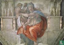Die Delphische Sibylle. Fresko, Sixtinische Kapelle