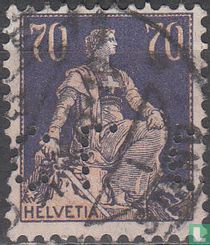 Zittende Helvetia