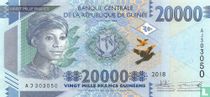 Guinée 20000 francs guinéens)