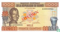Guinée-Bissau 1000 francs (spécimen)