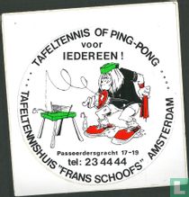 Tafeltennis of ping-pong voor iedereen tafeltennishuis Frans Schoofs Amsterdam
