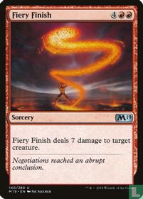 Fiery Finish