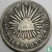 Mexico 1 real 1828 (Zs AO)