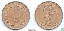 Danemark 5 øre 1970 acheter