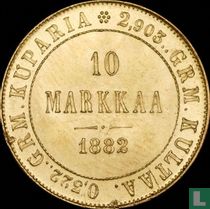 Finland 10 markkaa 1882