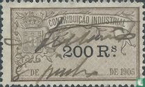 Contribuição industrial 200 Reis