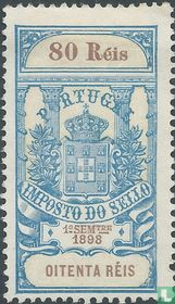 Imposto do sello 80 Reis