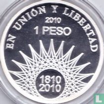 Argentinien 1 Peso 2010 (PP) "Bicentenary of May Revolution - Glaciar Perito Moreno"