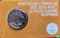 Frankreich 2 Euro 2022 (orange Coincard) "2024 Summer Olympics in Paris" kaufen