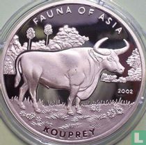 Corée du Nord 5 won 2002 (BE) "Fauna of Asia - Kouprey"