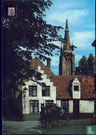 Schilderachtig plekje - achtergrond toren O.L.V. Kerk