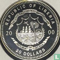 Libéria 20 dollars 2000 (BE) "Treaty of Paris"