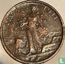 Italien 1 Centesimo 1911