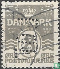 Cijfer, kroon en golven