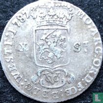 VOC 10 stuivers 1787 (Frise occidentale)