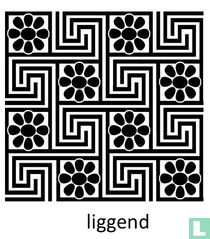 Meander und Blumen (liegend) briefmarken-katalog