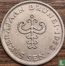 Brunei 5 sen 1973