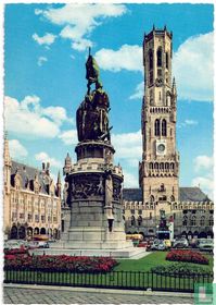 Belfort en Standbeeld van Jan Breydel en Pieter de Coninck