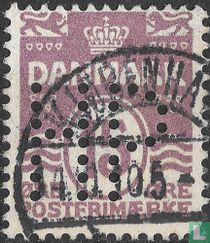 Cijfer, kroon en golven