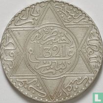 Morocco 10 dirhams 1903 (AH1321)