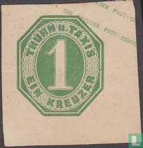 Cijfer - Thurn und Thaxis - 1 kreuzer 