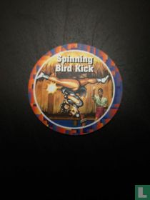 Spinning bird kick