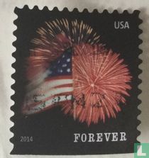 Vlag en vuurwerk  kopen